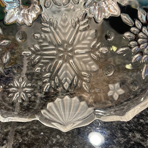 2 Snack Serving Bowls Glass, snack Plates Bowl Serving, - Picture 10 of 10